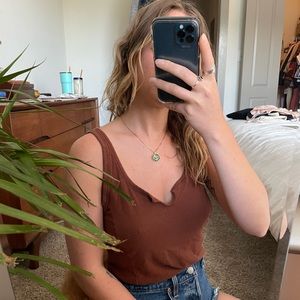 Notch neck tank top from free people!